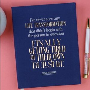 New hardcover journal 5.75x7.5” Emily McDowell Elizabeth Gilbert
